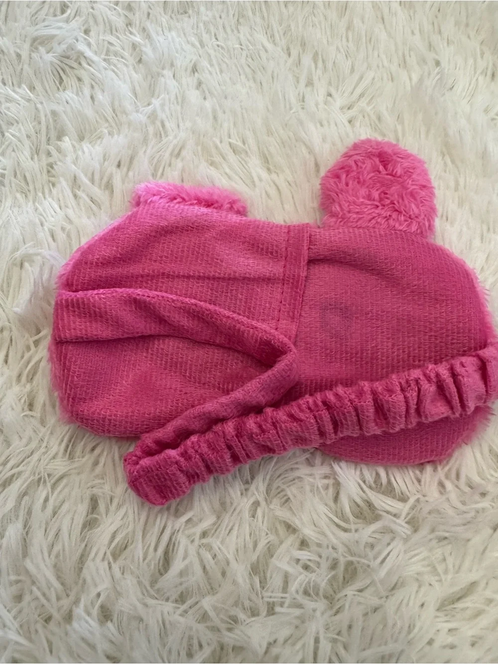 My Melody Plush m with Flower Accent sleep eye mask blackout blindfold